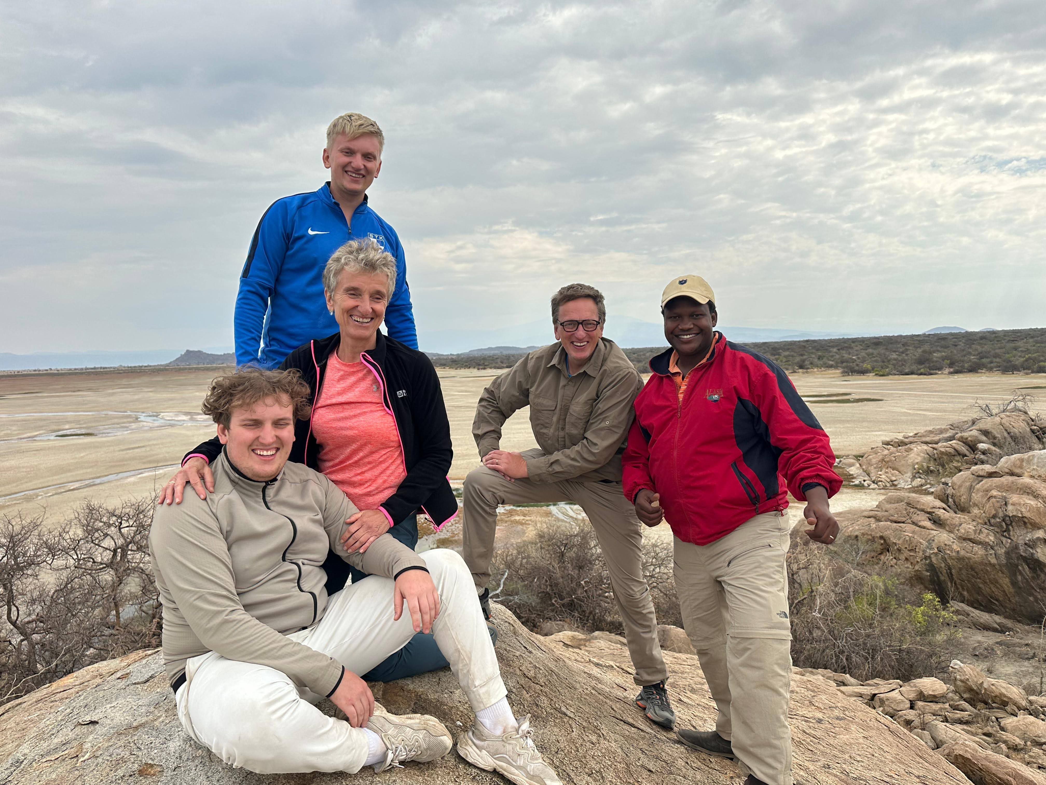 Guests and guide enjoying a Tanzania safari