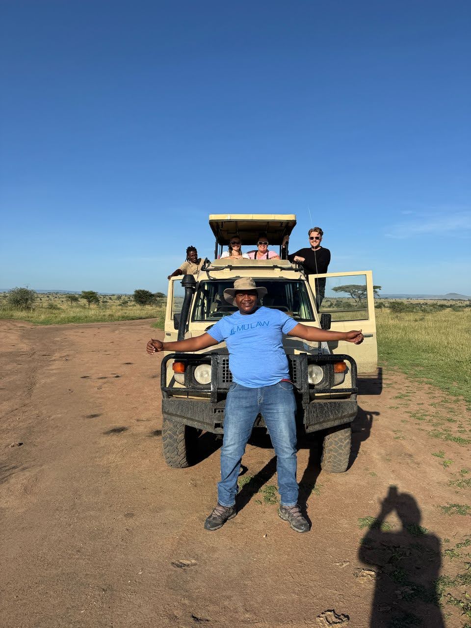Guests enjoying a Tanzania safari vehicle experience