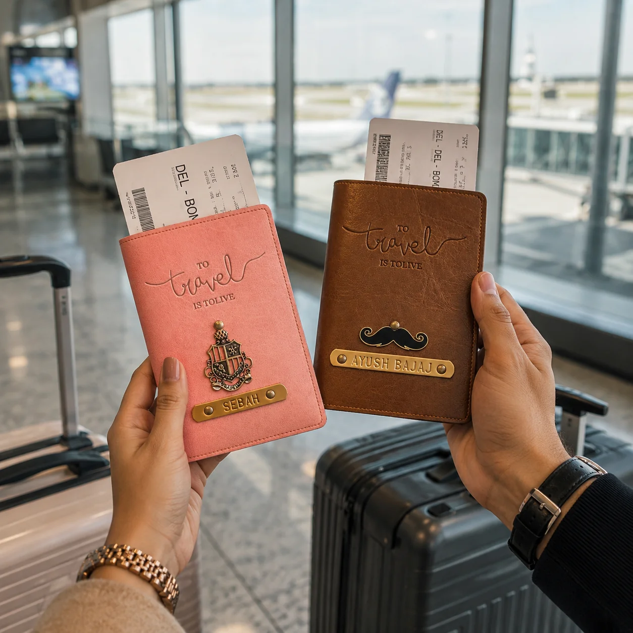 Travel documents and boarding passes ready for a journey
